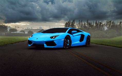 Blue Lamborghini Wallpapers - Wallpaper Cave