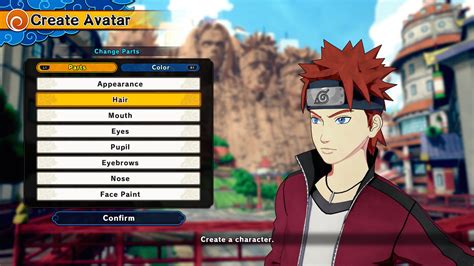 Create Your Own Ninja in Naruto to Boruto: Shinobi Striker