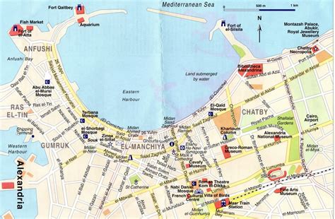 Alexandria Map - Egypt