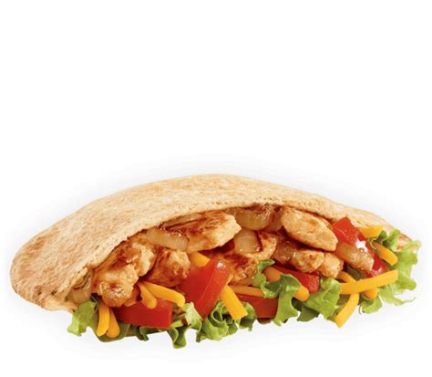 Jack In The Box - Chicken Fajita Pita | Fast healthy meals, Low calorie ...