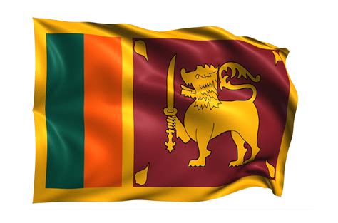 Sri Lanka Waving flag Realistic Transparent Background 15309699 PNG