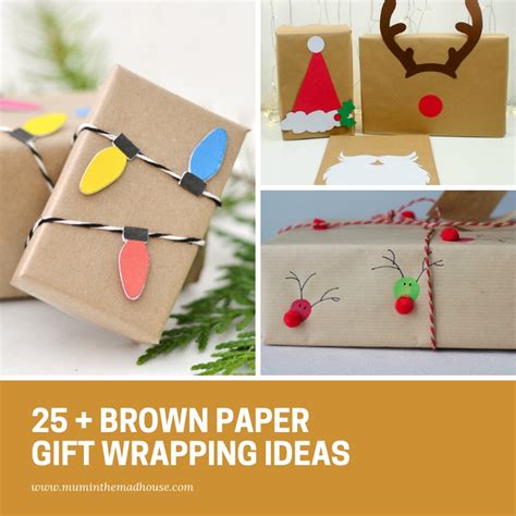 25+ Beautiful Brown Paper Christmas Wrapping Ideas – Creative and Eco ...