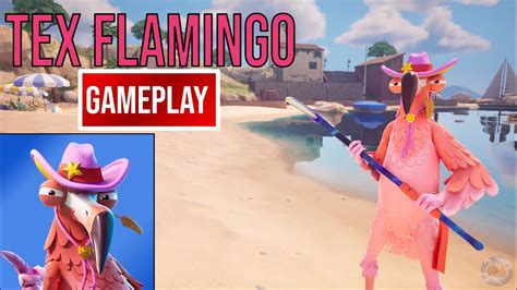 New Tex Flamingo Skin Gameplay (Fortnite Battle Royale) - YouTube