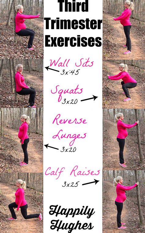 Why Not Give A Go My Third Trimester Exercises | Happily Hughes