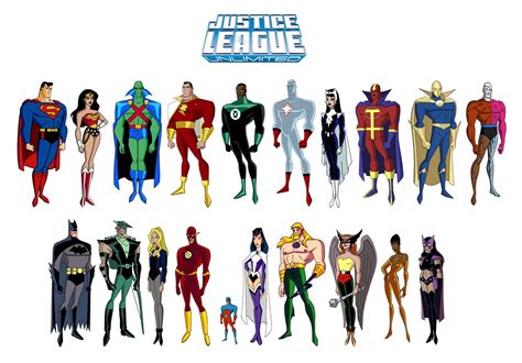 Justice League Unlimited TV Show | Justice league, Superhero design ...