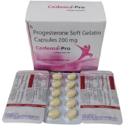 Progesterone 200 Mg Soft Gelatin Capsule at Best Price in Bhopal ...