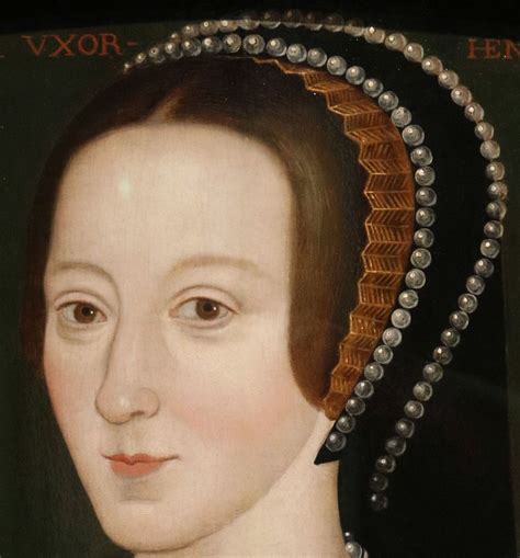 Anne Boleyn by an unknown artist, oil on panel, c1533-1536. National ...