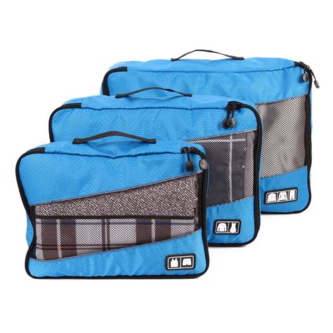 3pcs Travel Packing Cube Clothes Storage Suitcase Bags Luggage ...