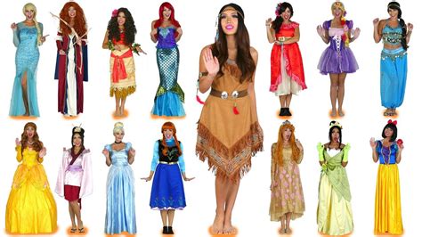 Every Disney Princess Costume Ever for Halloween. Totally TV - YouTube