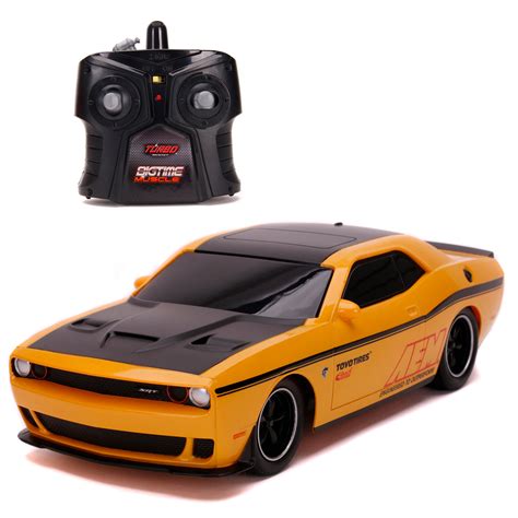 Jada Toys - Big Time Muscle 1:16 Scale RC, 2015 Dodge Challenger SRT ...