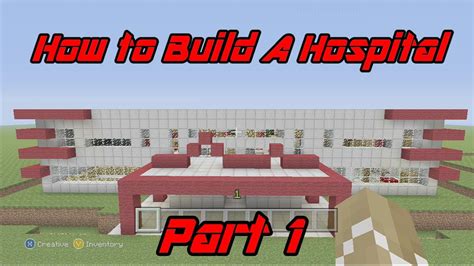 Minecraft Tutorial: How to build a Hospital - Quick and Easy (Part 1 ...