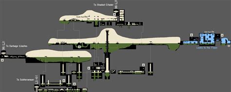 Rain World - Detailed Region Maps