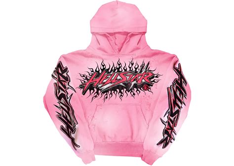 Hellstar Brainwashed Without Brain Hoodie Pink - FW23 - US