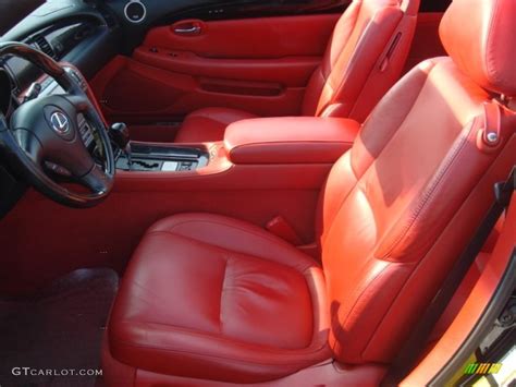 Pimento Red Interior 2005 Lexus SC 430 Pebble Beach Edition Photo ...