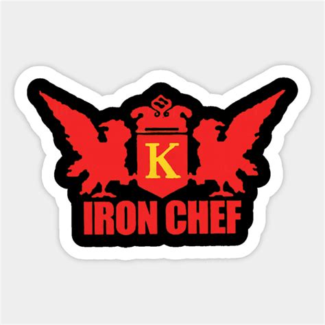 Iron Chef Logo - Iron Chef - Sticker | TeePublic