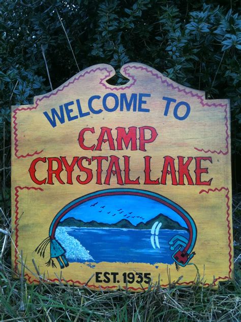 Wayne Savage Art: Friday The 13th Camp Crystal Lake Sign commission ...