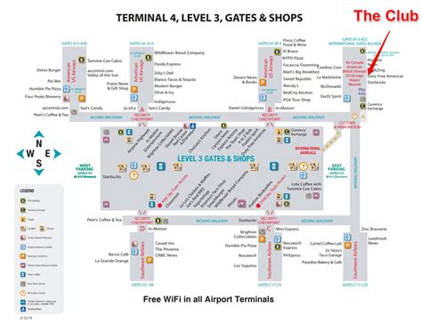 Phx Airport Map Terminal 4