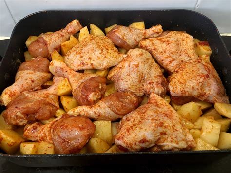 Baked chicken and potatoes - Cook Like a Chef At Home