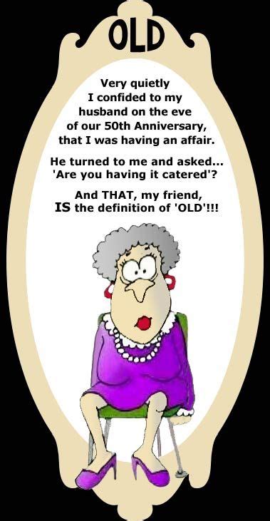 Cartoon Definition Of Old | Funny old people, Old people jokes, Old age ...