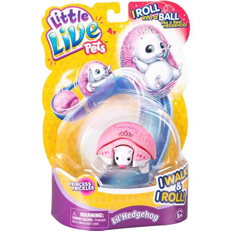 Little Live Pets Hedgehog Single - Princess Prickles - Walmart.com ...