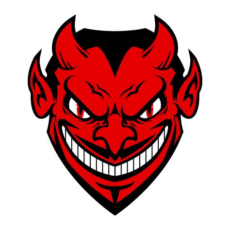 Devil Face 550877 Vector Art at Vecteezy