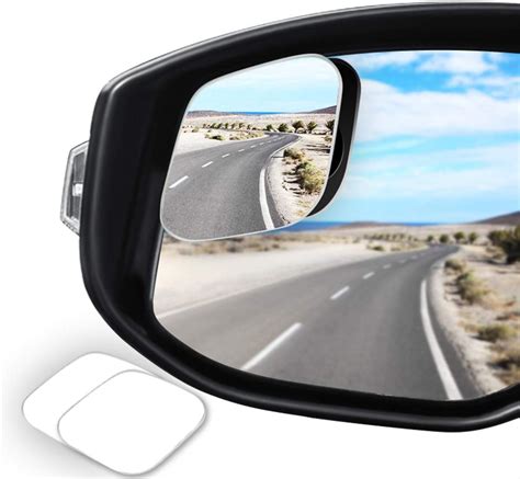 WildAuto Blind Spot Mirror for Trucks, HD Glass Frameless Convex Rear ...