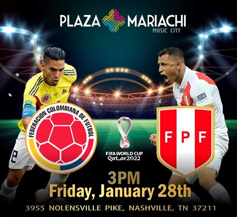 Colombia vs Peru World Cup Qualifier Match - Plaza Mariachi