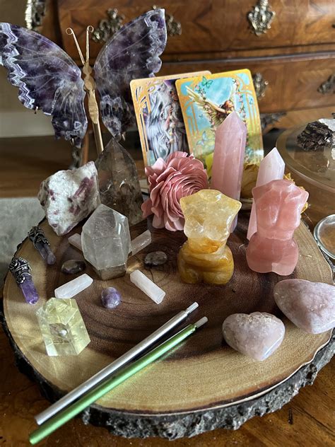 Crystal Healing/Birthday Altar I Made for a Client :) : r/Crystals