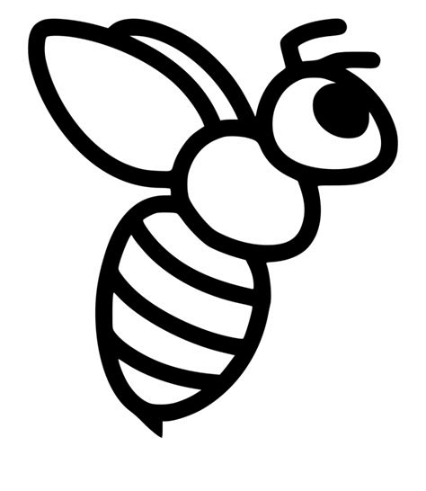 Bees Transparent Bumble Bee Wisconsin Black And White - Clip Art Library