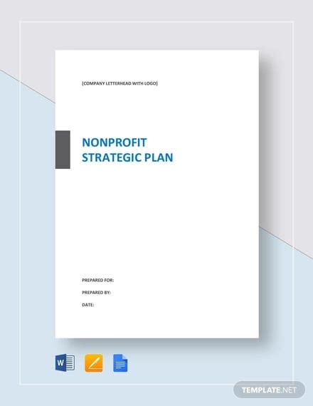 4+ Sample Non-Profit Strategic Plan Templates - Word, PDF | Free ...