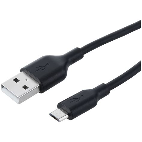 onn. 10' Micro-USB Cable, Black - Walmart.com