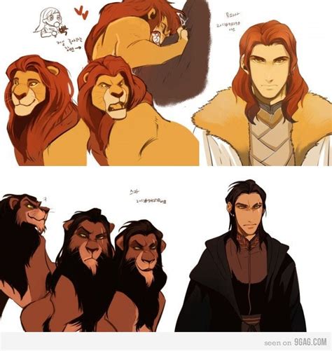 The Lion King as interpreted by a Korean artist. : r/movies