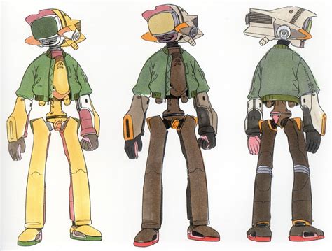 FLCL robot | Character art, Character design, Concept art characters