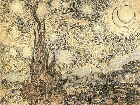 Movement & Motion : Vincent Van Gogh ink drawings