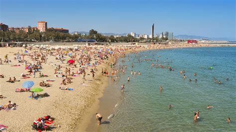 Barceloneta Beach Spain : Beach Of Barcelona Barceloneta District And ...