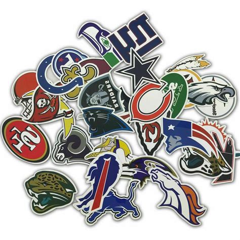 32 NFL Teams Logo Decal Vinyl Stickers