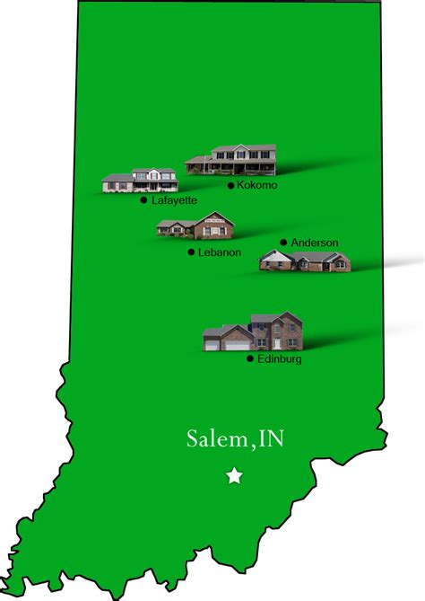 Salem_map | Hallmark Homes - Indiana's Leading "On Your Lot" Custom ...