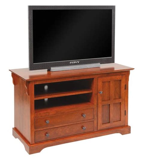 Amish 45 1/2" TV Stand with Door and Drawers