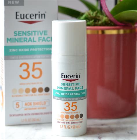 Amazing & Affordable! Eucerin Sensitive Mineral Tinted Sunscreen