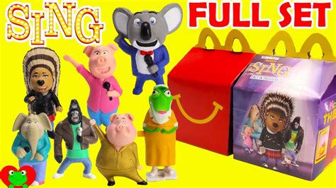 Toys McDonalds SING complete set of 10 kids meal toys 2017 3 from ...