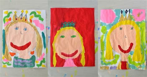 Queen Mom Mother’s Day Portraits Painted by Kids | The Artful Parent ...