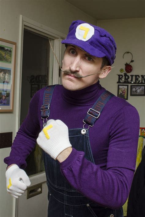 Waluigi Cosplay Costume for Men