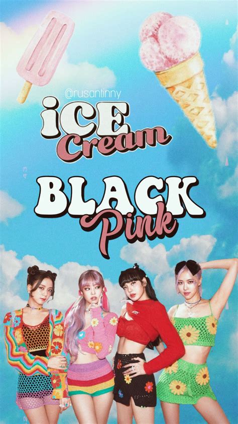 Blackpink Wallpaper Ice Cream - Korean Idol Gallery