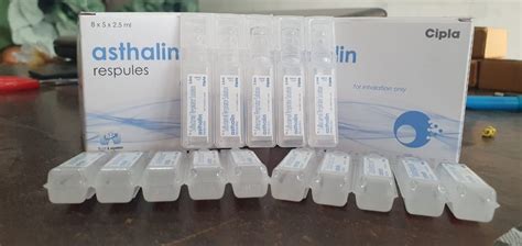 Salbutamol Nebuliser Solution 25mg, Packaging Size: 8 X 5 X 2.5 ml at ...