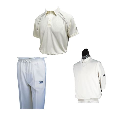 Cricket Clothing - Junior Cricket Clothing Pack - Pants, Shirt and Slipover