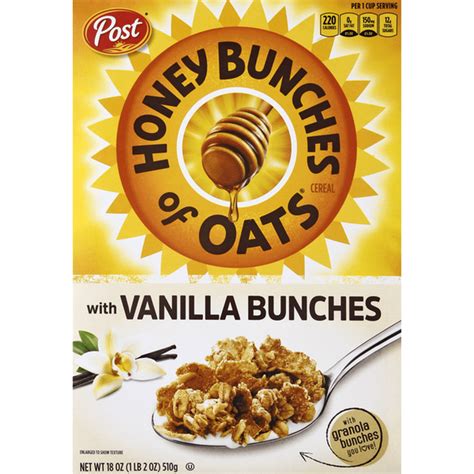 Honey Bunches of Oats Honey Bunches of Oats Vanilla Bunches (18 oz ...