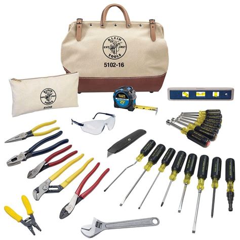 28 Piece Electrician Tool Set - 80028 | Klein Tools - For Professionals ...