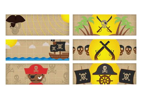 Pirate banner set - Download Free Vectors, Clipart Graphics & Vector Art