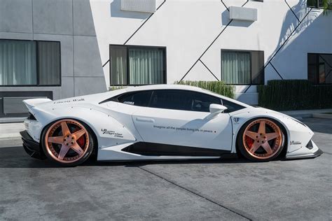 White Liberty Walk Lamborghini Huracan on Forgiato Wheels - GTspirit