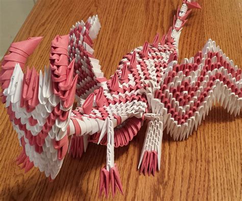 3D Origami Ultimate Dragon | 3d origami, Origami, Crafts